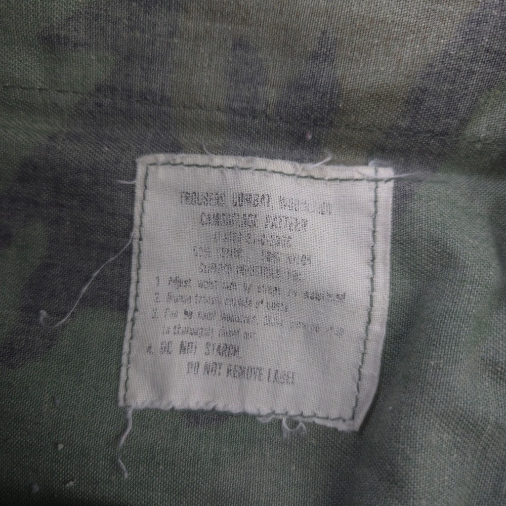 Vintage Military Pants Size 27x28 Army Camo Camouflage Tailored Distressed Cargo - Picture 11 of 14